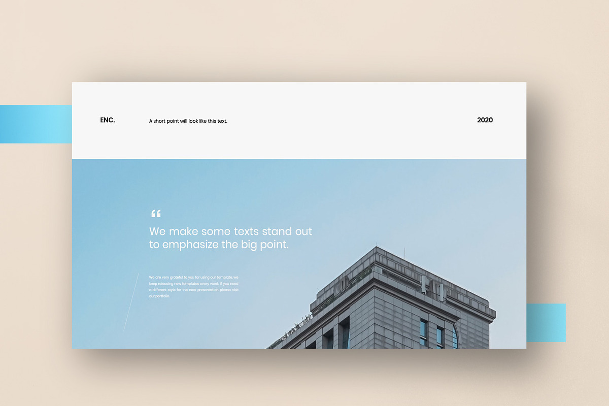 ENCORE - Minimal Clean Powerpoint, a Presentation Template by Dirtytemp Studio (Photo 3 of 8)