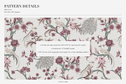 Botanical Chinoiserie Patterns, a Pattern Graphic by LEAFure (Thumbnail 3 of 13)