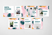 Modern Abstract Instagram Template, a Social Media Template by Medianeka (Thumbnail 3 of 3)
