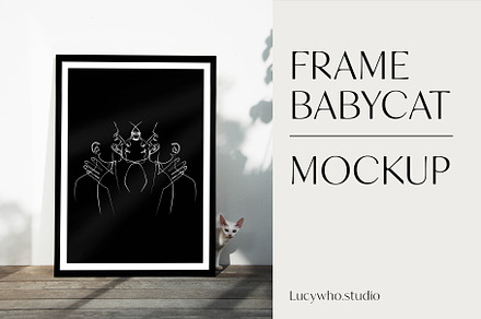 Frame Mockup - with Cat