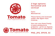 Logo template for vegetable market, a Branding & Logo Template by Ja Polina ArtShop (Thumbnail 2 of 6)