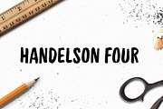 Handelson Four, a Font by Mika Melvas (Thumbnail 1 of 5)