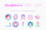 Mindfulness. 35 Vector Set., a Decorative Illustration by Varvara Gorbash (Thumbnail 9 of 9)