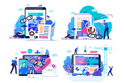 Company website vector Illustrations, a Work Illustration by Grivina's shop (Thumbnail 9 of 25)