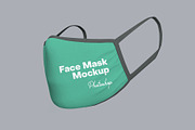 Face Mask Mockups, a Mask Mockup by artimasa (Thumbnail 5 of 7)