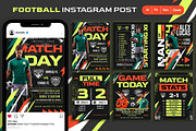 Football Instagram Post, a Social Media Template by jiwstudio (Thumbnail 1 of 4)