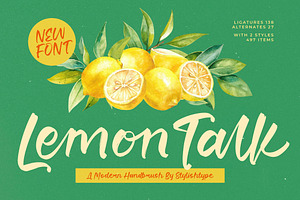 Lemon Talk Modern Handbrush Font