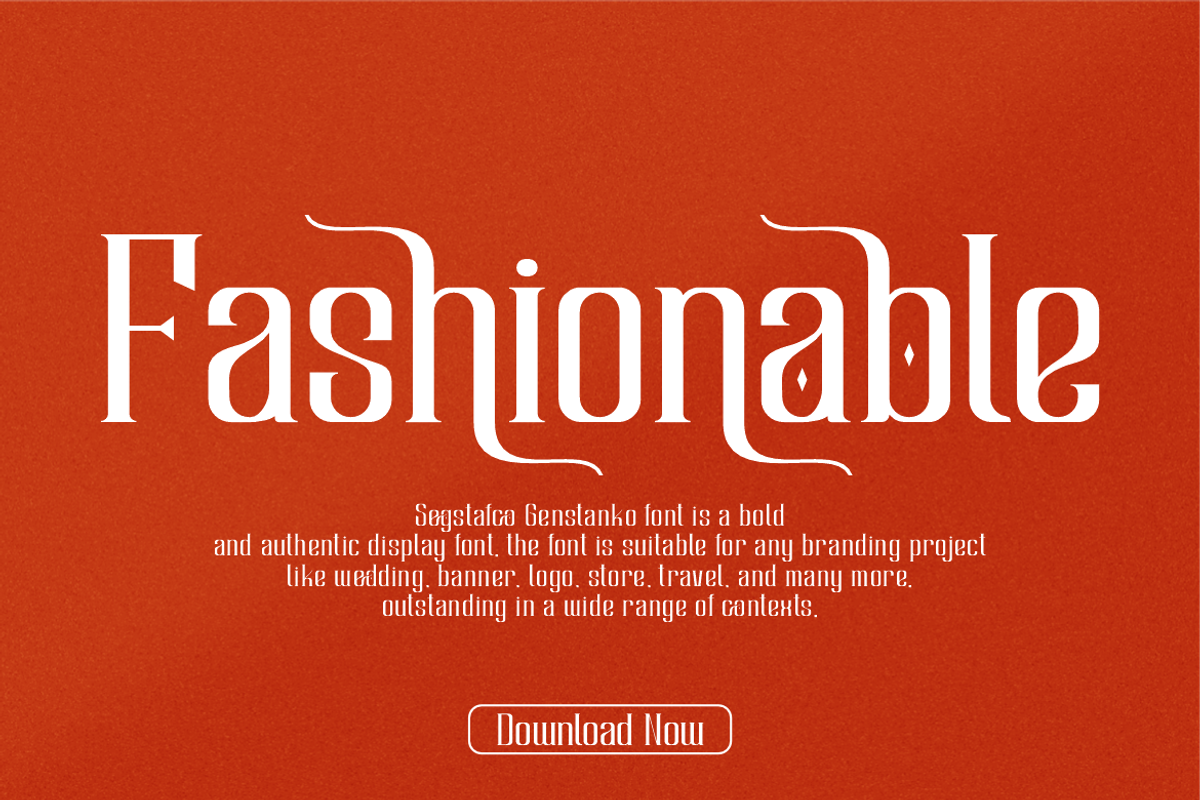 Segstafco Genstanko, a Serif Font by QR Design Studio (Photo 2 of 14)