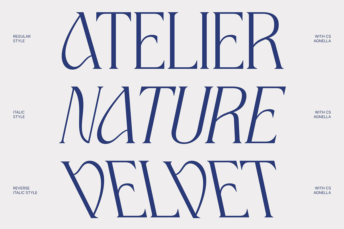 CS Agnella – Elegant Serif Font, a Serif Font by Craft Supply Co. (Photo 3 of 8)
