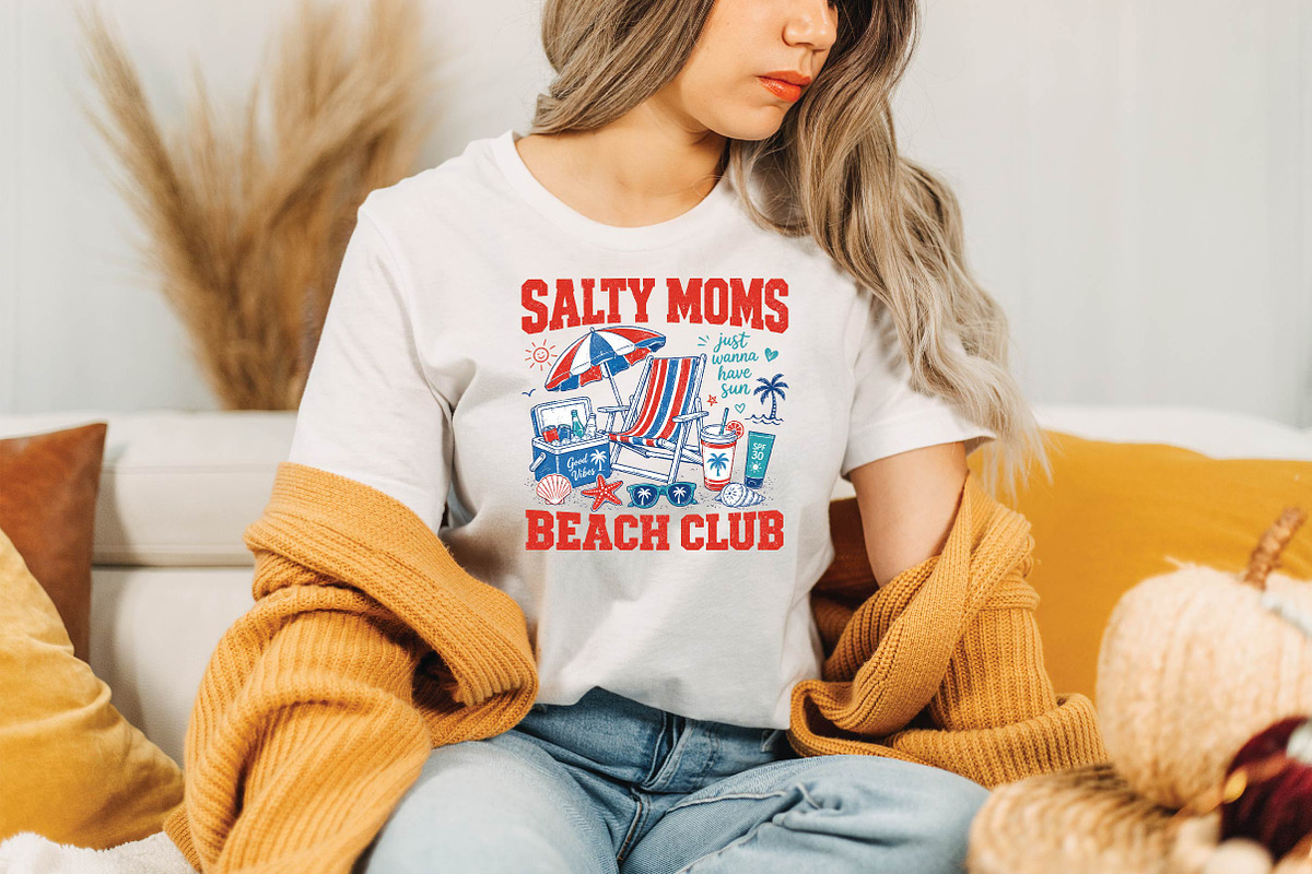 Funny Summer Mom Sublimation Design, a Seasonal Illustration by DreamPrint404 (Photo 3 of 6)