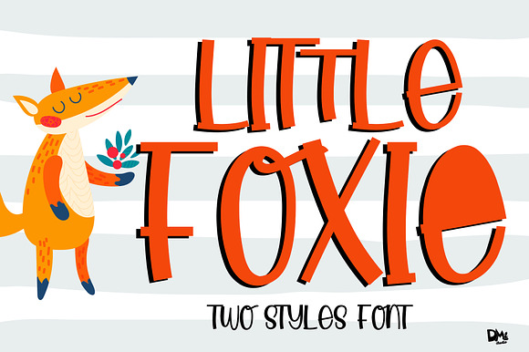 Little Foxie - Two Styles Font preview 8