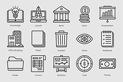 Business and Finance Icons, an Outline Icon by Tekuni (Thumbnail 5 of 6)