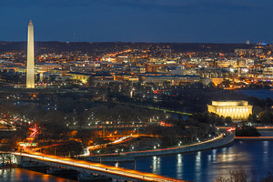 Panorama top view scene of washingto featuring washington, dc, and arlington, an Architecture Photo by Tzido Gallery