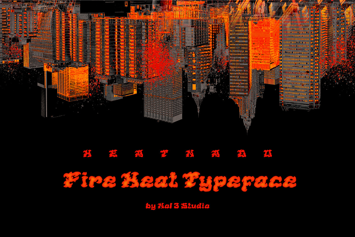 HEATNADO FIRE FONT (+TEXT EFFECT), a Handwritten Font by Nol 3 Studio (Photo 7 of 9)