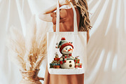 Whimsical Christmas Snowman Clipart, a Seasonal Illustration by Designworld (Thumbnail 9 of 9)
