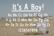 It's a Boy, a Sans Serif Font by Treich Design (Thumbnail 2 of 3)