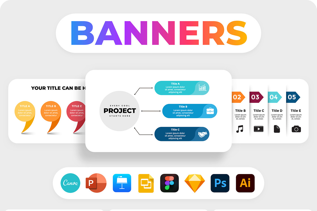 The Biggest Infographics Bundle!, a Presentation Template by Wowly Design (Photo 34 of 37)