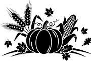 Thanksgiving Harvest SVG Bundle, an Illustration by Designs_River (Thumbnail 36 of 48)