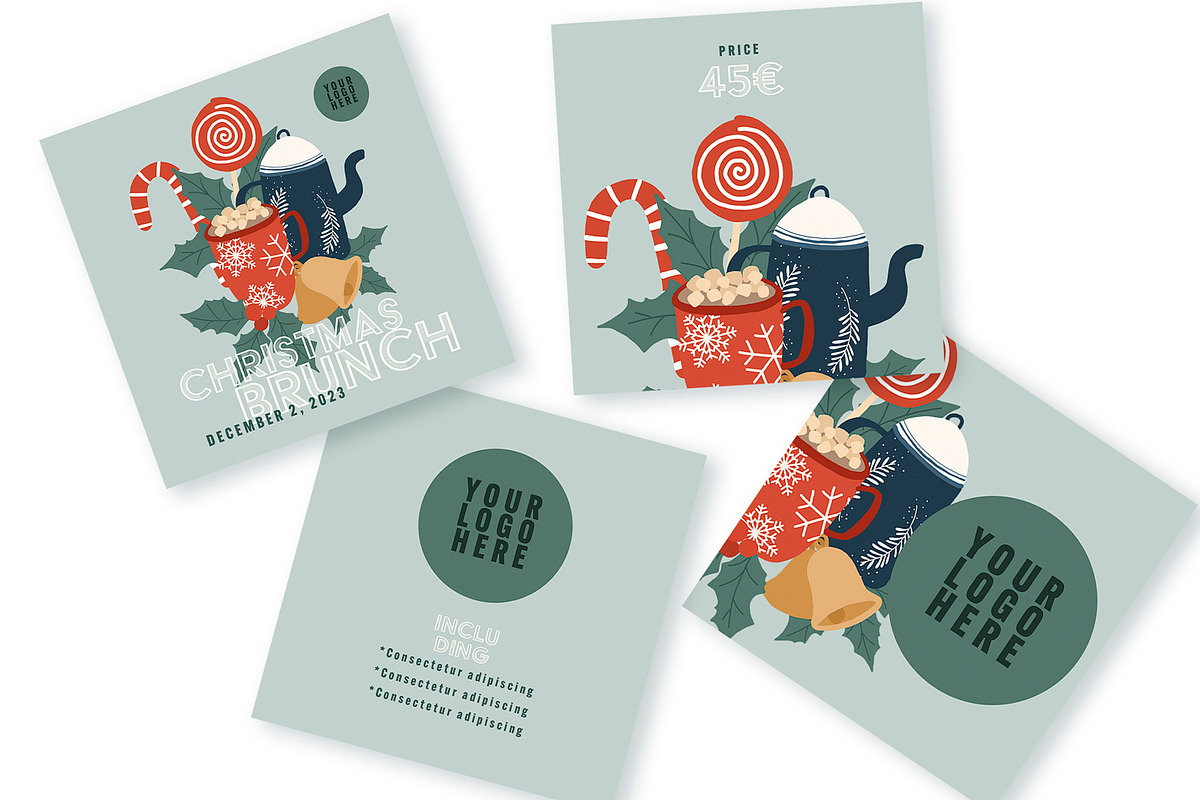 Social Media Christmas Brunch, a Websites & App Template by McLittle Stock (Photo 3 of 5)