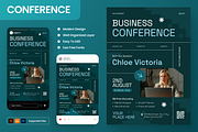 Business Conference Flyer Set, a Flyer Template by Annora Studio (Thumbnail 1 of 6)