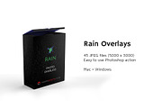 45 Rain Photo Overlays preview 3