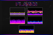 Flames seamless patterns pack, a Pattern Graphic by Gudiny (Thumbnail 8 of 11)