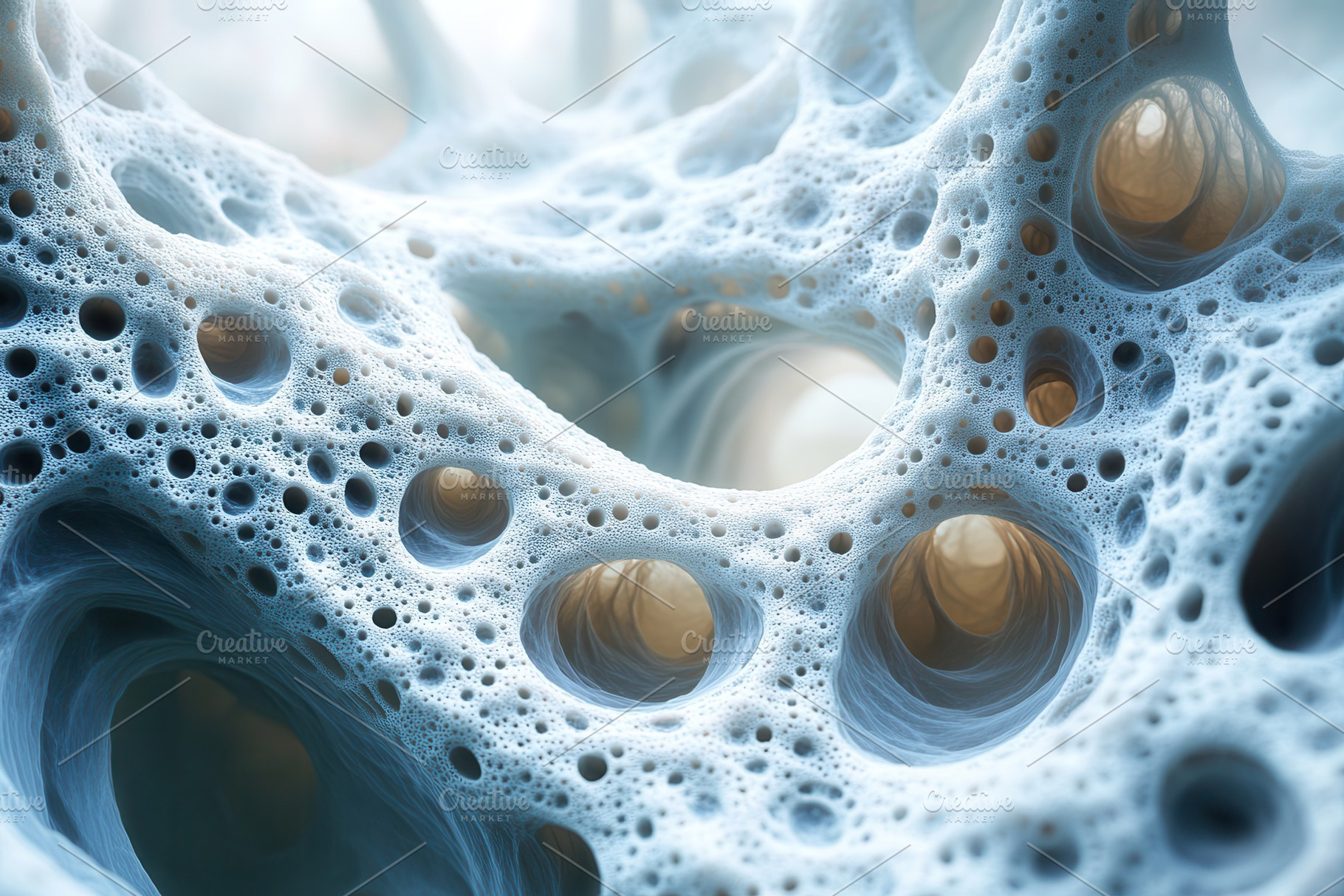 Intricate details of a cellular stru, a Photo by Tanuart