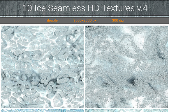 Ice Seamless Hd Textures V.4