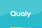 Qualy Logo Font Collection, a Sans Serif Font by Shina Design (Thumbnail 1 of 12)