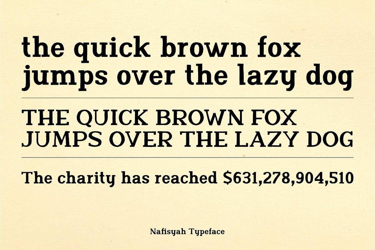 Nafisyah Slab - 9 Layered Font preview 4