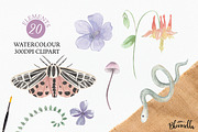 Cosmic Florals Celestrial Magical, a Decorative Illustration by Bloomella (Thumbnail 3 of 4)