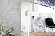One Line Modern Sketch Protea Flower, a Decorative Illustration by Alisa Fimen Design (Thumbnail 6 of 11)