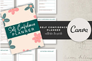 Printable Self Confidence Planner, a Stationery Template by Design House (Thumbnail 1 of 9)