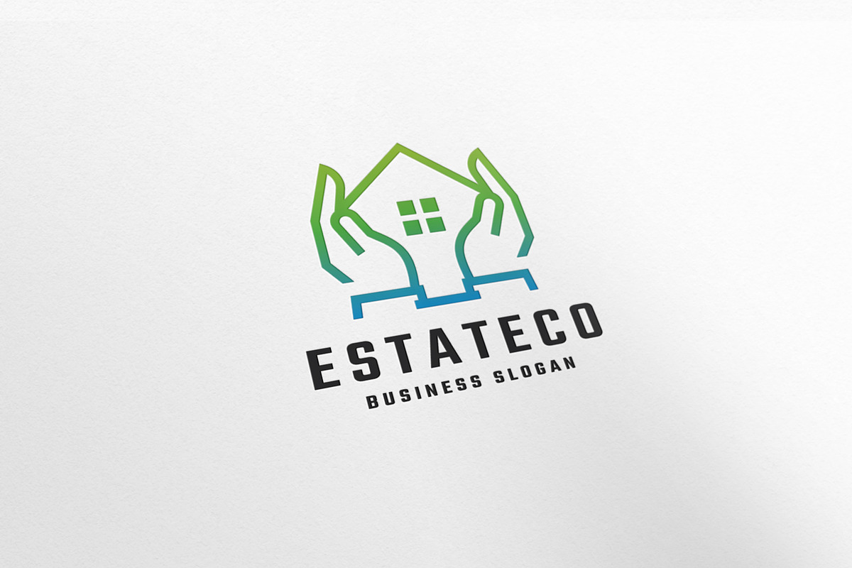Hand Real Estate System Logo, a Branding & Logo Template by Design_Planet (Photo 2 of 5)