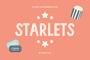 Starlets 1920s Actress Display Font, a Sans Serif Font by Cosy Fox (Thumbnail 1 of 7)