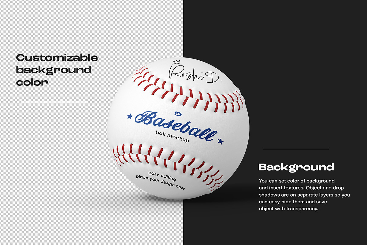Baseball Ball Mockup Set, a Product Mockup by ForgeDesign (Photo 3 of 7)