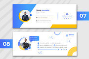 Modern Email Signature Template, a Templates & Theme by pixelcreatx (Thumbnail 4 of 9)