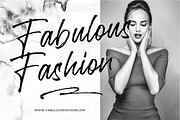 Rollover Brush Font, a Script Font by RedyStudio (Thumbnail 3 of 9)