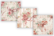 Coquette Bow Floral Digital Paper, a Pattern Graphic by FloridPrintables (Thumbnail 5 of 9)