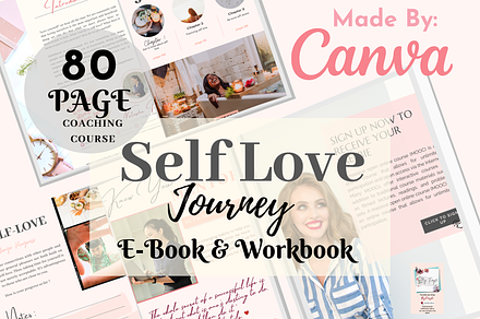 Self Love Journey Brandable e-Course, a Magazine Template by ByFieyfi