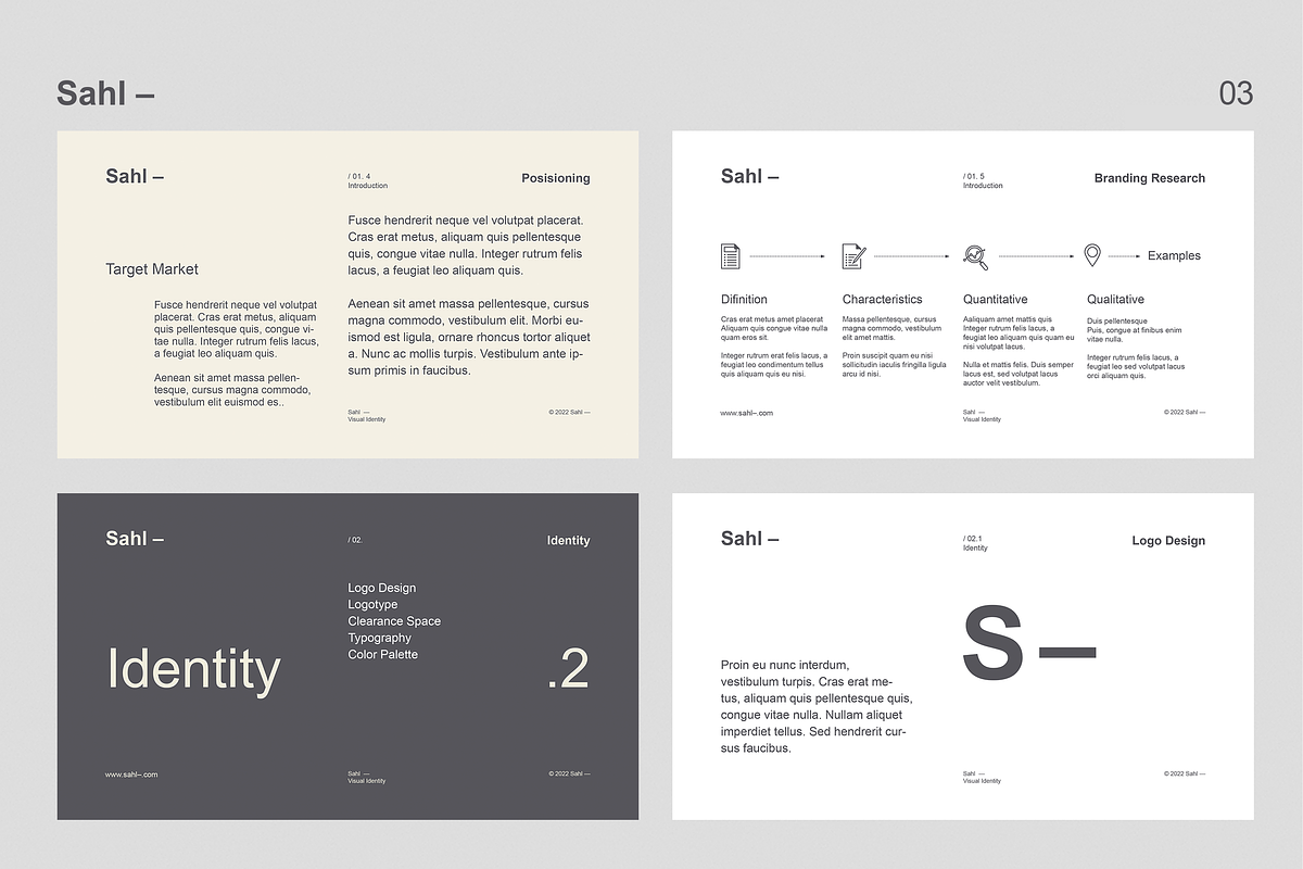 Sahl- Brand Identity Presentations, a Presentation Template by BOXKAYU (Photo 4 of 9)
