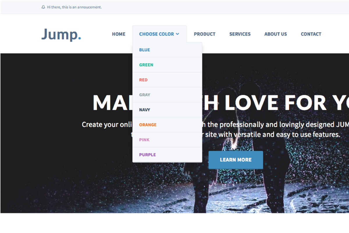 Jump - Blog WordPress Theme, a WordPress Template by Malvouz (Photo 2 of 4)
