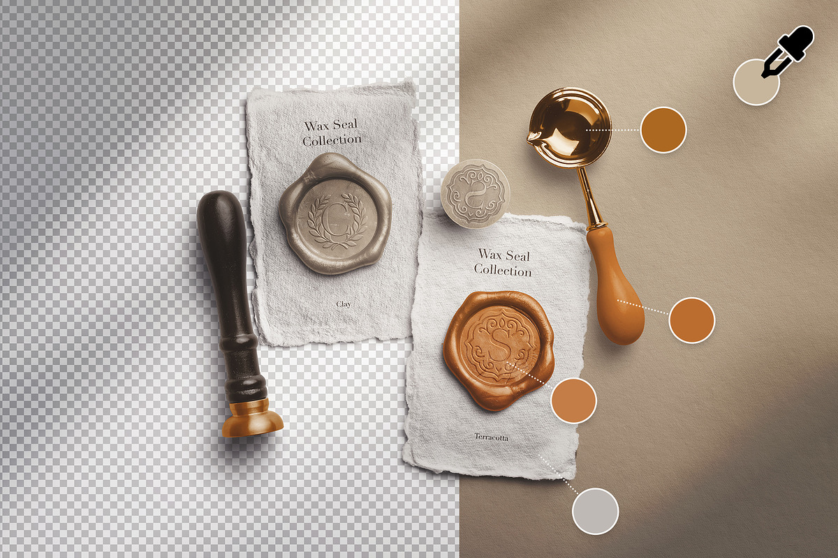 Wax Seal Card Mockup, a Product Mockup by Custom Scene (Photo 5 of 11)