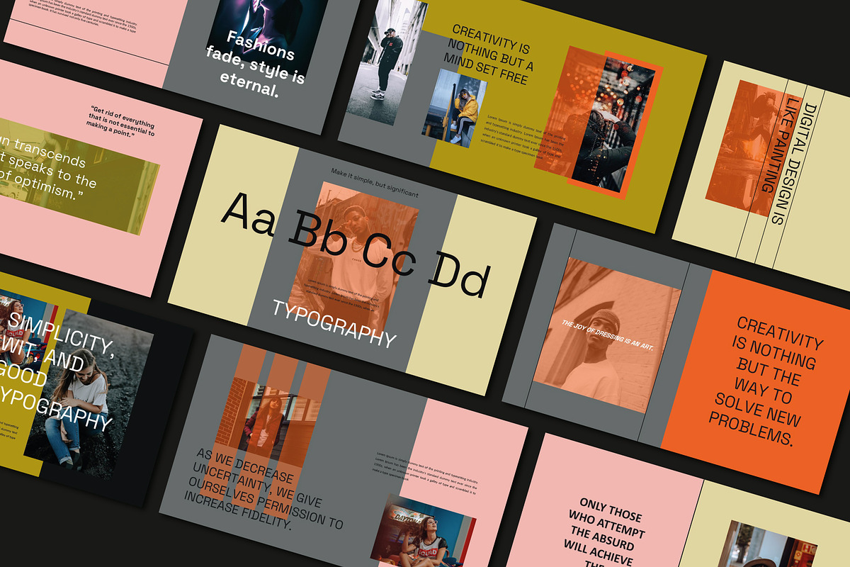 Panamas - Fashion Powerpoint, a Presentation Template by GridlineType (Photo 3 of 10)