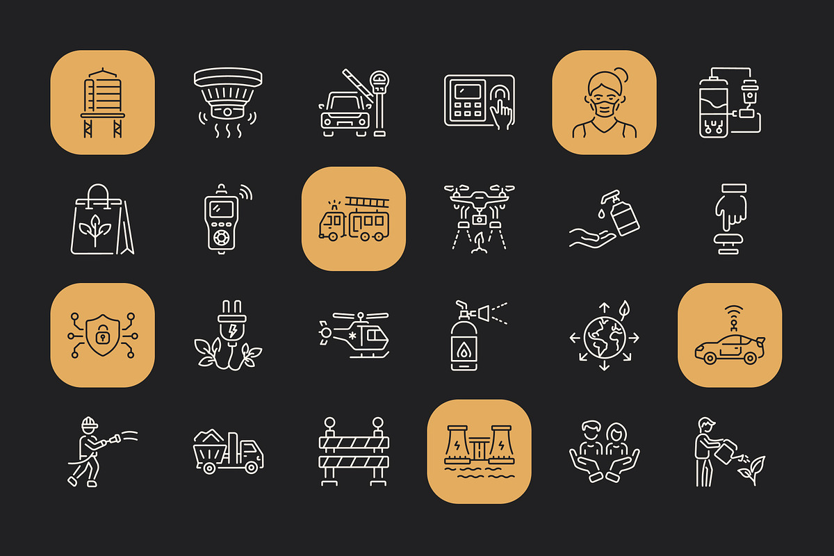 Animated Safety and Sustainability, an Outline Icon by Prosymbols (Photo 3 of 4)