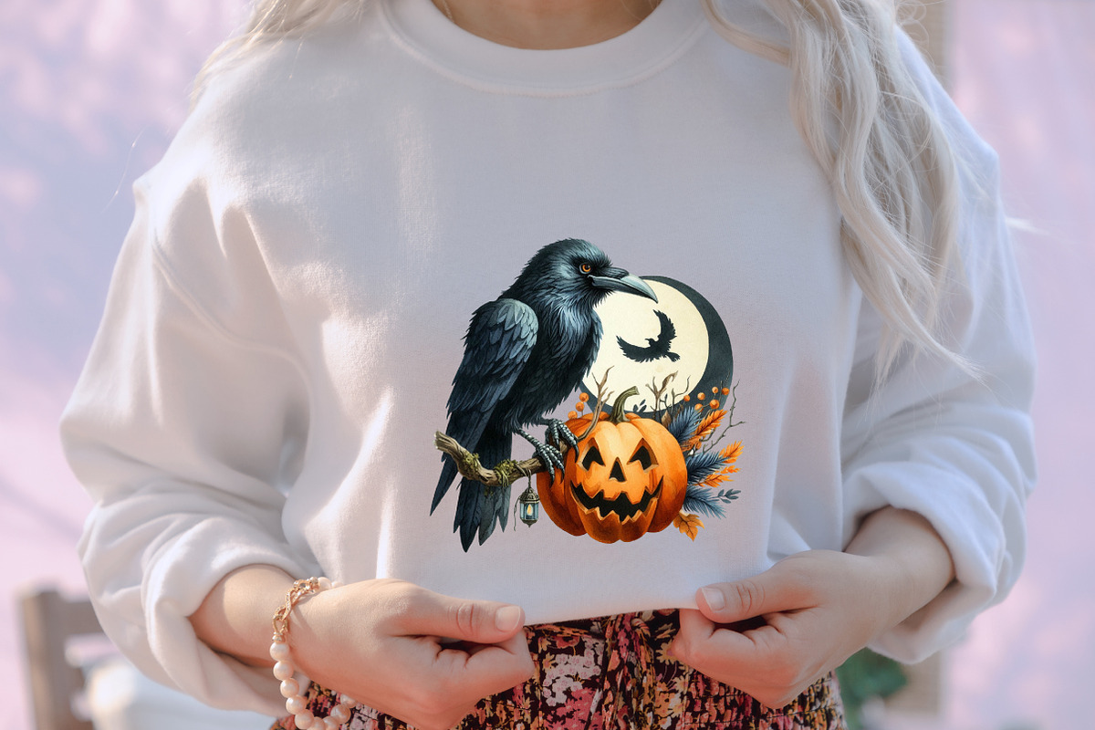 Happy Halloween Watercolor Clipart, an Illustration by designcity5 (Photo 4 of 5)
