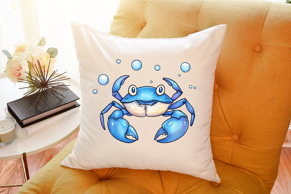 Cute Summer Undersea Clipart, an Illustration by Sublimation Artist (Photo 6 of 6)