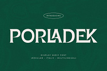Porladek Display Serif Font