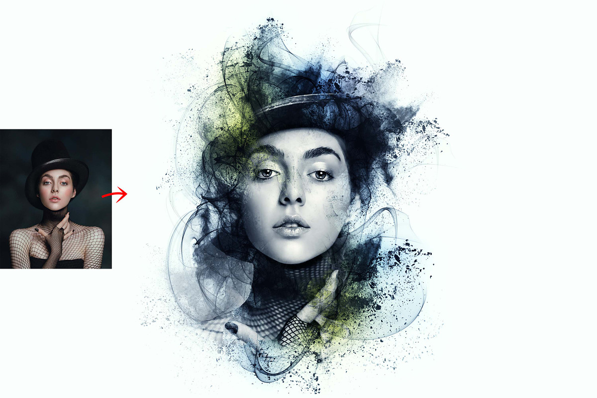 Smoke Photoshop Photo Effect Bundle, an Action Add-On by MRI STUDIO (Photo 3 of 40)