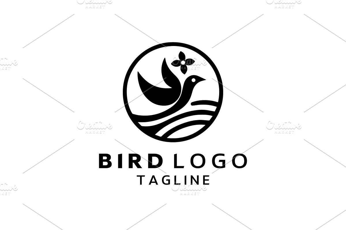 Bird Logo Design Template, a Branding & Logo Template by Vectorium Studio (Photo 1 of 5)